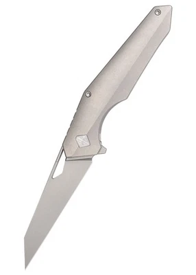 Berserk Blades BROK Taschenmesser stonewash - EDC Klappmesser Silber - Folder - Bild 1 von 4