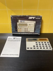 Mini calcolatrice elettronica tascabile APF 3550 vintage rara - Foto 1 di 5
