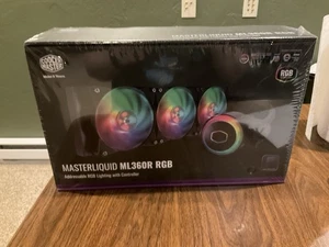 Cooler Master MasterLiquid ML360R RGB CPU Liquid Cooler 360 MM AIO - Picture 1 of 5
