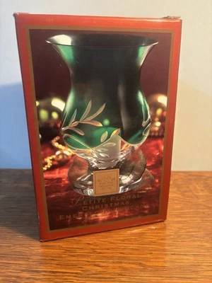 Candelabro Lenox Cristal Verde Esmeralda Huracán Hecho en Polonia Foto 1 de 4