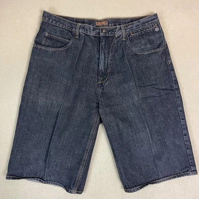 G Unit Denim Shorts Mens Size 36 Black Wash Hip Hop 90s Y2K Baggy - Image 1 of 4