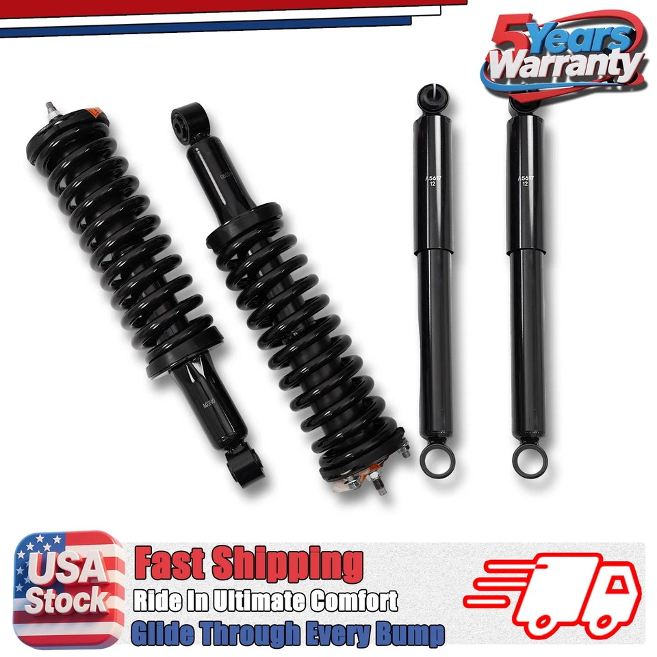 Front Struts & Rear Shocks for Toyota Tacoma 1998 1999 2000 2001 2002 2003 2004 - Image 1 of 4