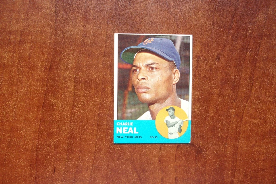 1963 Topps # 511...Charlie Neal...NY Mets......( 143 ) - Image 1 of 2