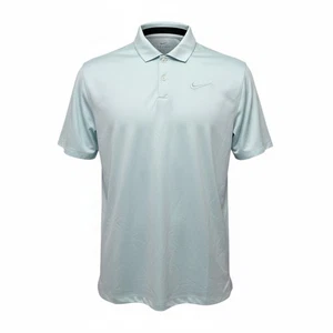 Nike Dri-FIT Polo Shirt Golf Tennis Light Blue Aqua Men's M - Picture 1 of 6