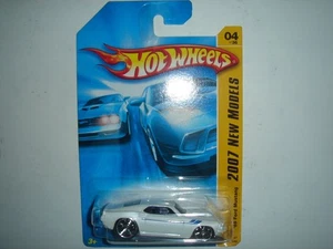 2007 Hot Wheels 69 Ford Mustang White 004/180 Toy Brand New Toys - Picture 1 of 3