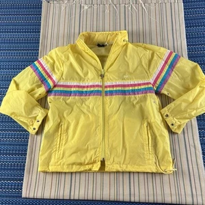 Vintage 80er OVP Ocean Pacific Beach Windbreaker Damen Medium gelb Miami Vice #8856 - Bild 1 von 11