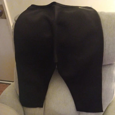 NWT Hot Shapers Neotex Black Shorts Workout Weightless Sweat Pants size xl - Image 1 of 4