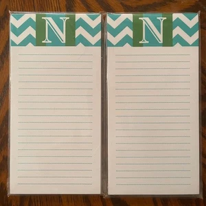 LOT OF 2 MAGNETIC NOTE PADS TO DO LIST PAPER 80 MEMO SHEETS ON 2 MAGNETS - Picture 1 of 4