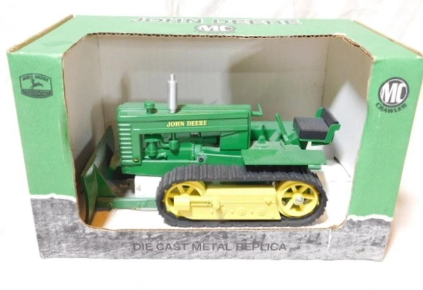 Vintage Liberty John Deere Crawler w Blade Original Box Collectible Toy  - Image 1 of 4