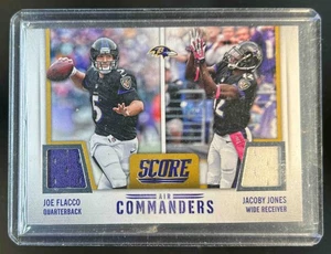 Camiseta deportiva 2014 Panini Score Joe Flacco Jacoby Jones Air Commanders #6 - Imagen 1 de 2