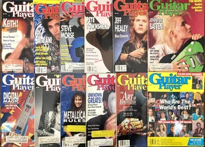 Lot (12) Guitar Player Magazine Full Year 1989 Jimi Hendrix Metallica Satriani - Picture 1 of 9
