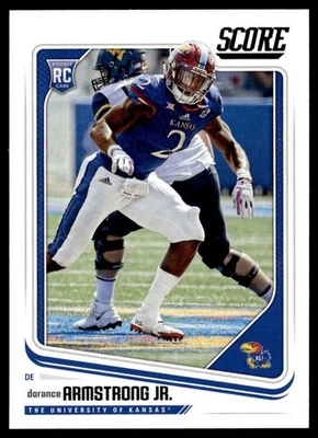 2018 Score Dorance Armstrong Jr. Rookie NCAA #420 - Image 1 of 2