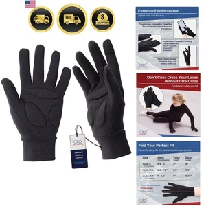 Guantes de Patinaje sobre Hielo Acolchados Cálidos Jóvenes Adultos Tallas Protección para Patinadores Artísticos - Imagen 1 de 8