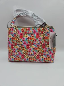 NANETTE LEPORE Womens Crossbody NWD Chain Top-Handle Double Compartment Satchel - Imagen 1 de 16