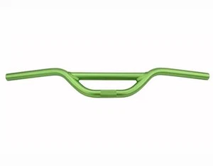 Manubrio bici BMX lega 22,2mm verde fixie cruiser mountain bike rialzo 3" - Foto 1 di 1