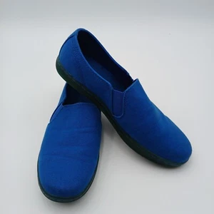 Dr Martens Canvas Slip-on Shoes Women's US 11 Blue Finchley AW004 - Picture 1 of 13