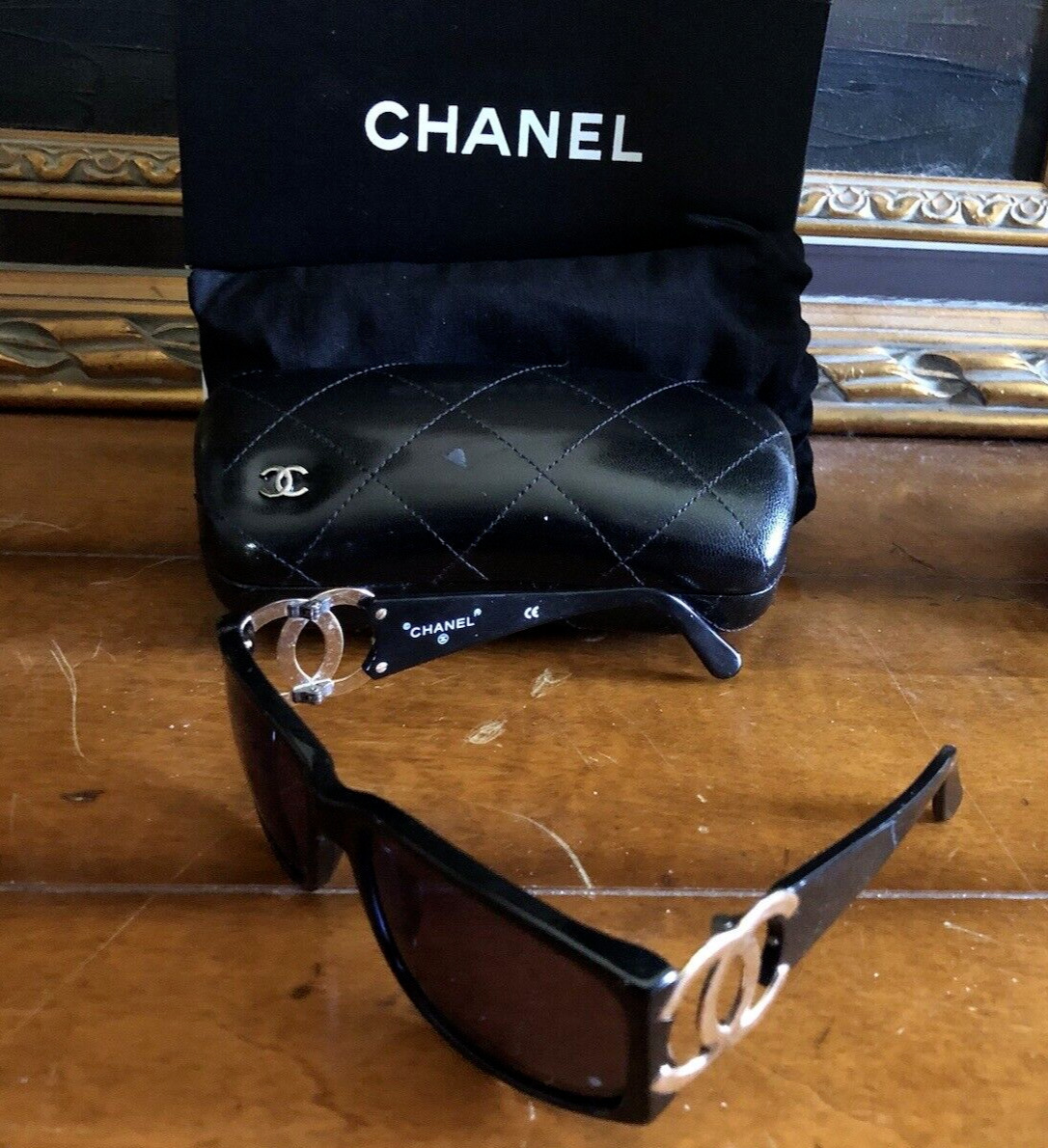CHANEL Gold Black Sunglasses for Women for sale | eBay CHANEL Gold Black Sunglasses for Women for sale | eBay