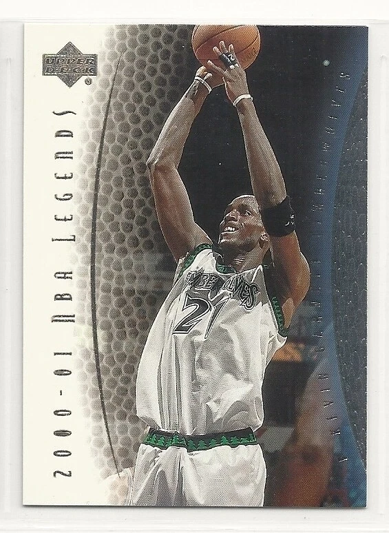 2000-01 Upper Deck NBA Legends - #21 - Kevin Garnett - Minnesota Timberwolves - Image 1 of 1