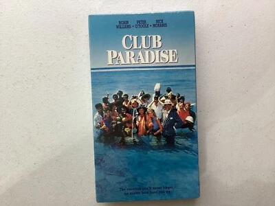 Club Paradise VHS Sealed Watermarked PG-13 Robin Williams Twiggy 1998 - Image 1 of 4