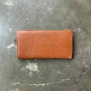 NEU Matt & Nat Duma Vegan Leather Vintage Collection Wristlet Wallet Brown  - Bild 1 von 5