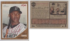 2011 Topps Heritage Real One Special Edition Red Ink /62 Hanley Ramirez Auto