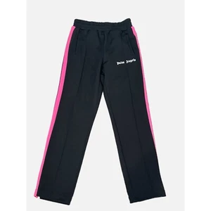 Pantalones deportivos Palm Angels para hombre grandes negros rosas bolsillos logotipo a rayas - Imagen 1 de 15
