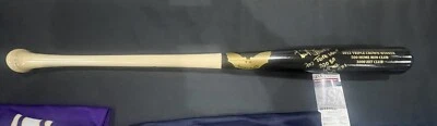 Miguel Cabrera Detroit Tigers Signed Sam Game Model Bat wi/ Inscs  TC Stats - Image 1 of 3