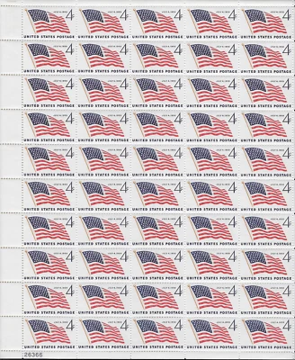 US Scott 1132, 49 Star Flag, 1959, Full Mint Sheet of 50, F/VF - Image 1 of 2