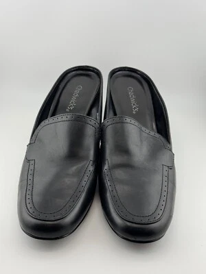 Mocasín Chadwick's Puntera Cuero Negro Para Mujer Talla 9 M Foto 1 de 4