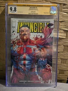 INVINCIBLE #1 (2022) CGC 9.8 SS OMNI MAN TYLER KIRKHAM SIGNED - Picture 1 of 1