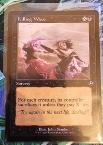 Magic the Gathering - Killing Wave - Innistrad Remasterizado - Marco Retro - Magic The Gathering - Imagen 1 de 1