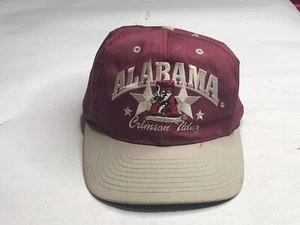 Vintage 80s Super Stars By Speedway Alabama Crimson Tide SnapBack Hat - Picture 1 of 9