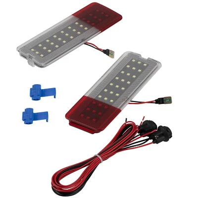 2x Interior Door Panel Light Reflector For 99-07 Ford Super Duty F250 F350 F450 - Image 1 of 4