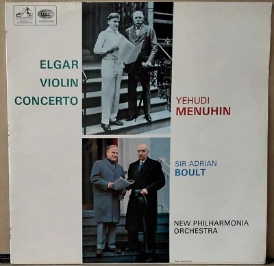 HMV ASD 2259 UK LP ELGAR - VIOLIN CONCERTO MENUHIN BOULT REISSUE LP - Image 1 of 3