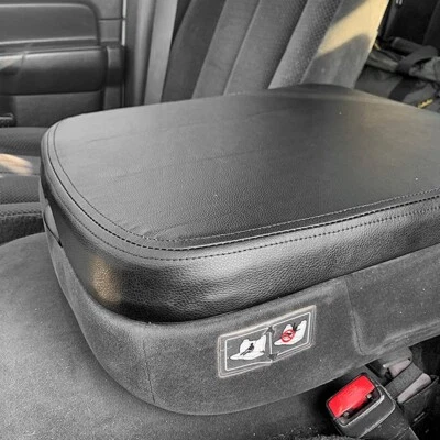 Fits 2002-2008 Dodge RAM Leather 2500 3500 1500 Center Console Lid Armrest Cover - Image 1 of 4