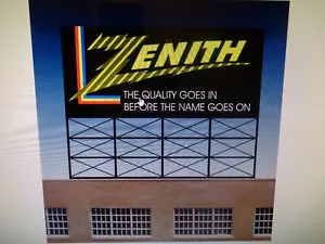 LIGHT WORKS USA #88-0451 SUPER ANIMATED NEON ZENITH SIGN NEW IN PKG - Picture 1 of 1