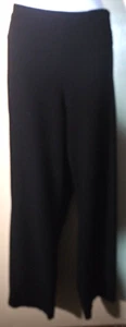 EILEEN FISHER SZ 2XL BLACK PANTS WORK COMFORT ELASTIC - Picture 1 of 4