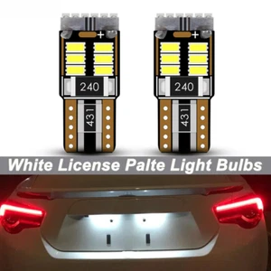 2X Canbus LED License Plate Wedge Light Bulbs Lamp 6000K Xenon White 168 158 T10 - Picture 1 of 9