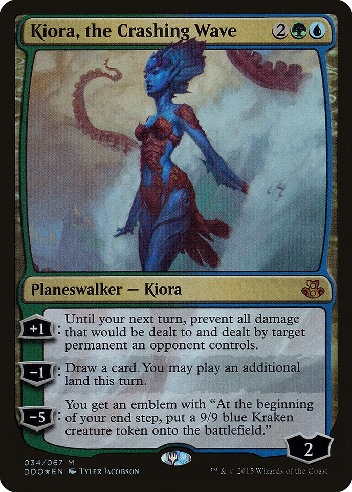 Kiora, the Crashing Wave FOIL Elspeth vs. Kiora HEAVILY PLD CARD ABUGames - Image 1 of 1