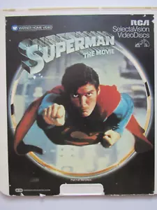 SUPERMAN THE MOVIE - 2 DISC SET - USED CED RCA SELECTAVISION VIDEO DISC - Foto 1 di 4