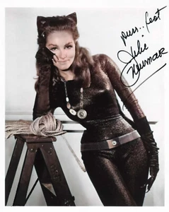 Julie Newmar Catwoman handsigniert signiert Foto Bild Nachdruck 8x10 - Bild 1 von 1