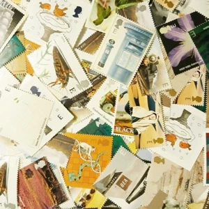 100 International / E (£3.20) Genuine Royal Mail Pictorial Postage Stamps. - Picture 1 of 1