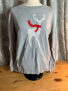 Ann Taylor LOFT Outlet Gray Long Sleeve Pullover Shirt XL - Picture 1 of 14