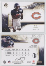 2009 SP Authentic Rookie Authentics Gold /50 DJ Moore #219 Rookie RC