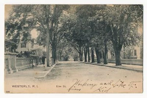 Residences on Elm Street, Westerly, Rhode Island 1908 - Bild 1 von 2