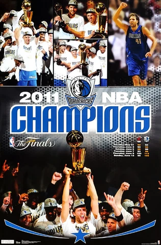 Dallas Mavericks 2011 NBA Championship CELEBRATION Commemorative 22x34 POSTER Cover