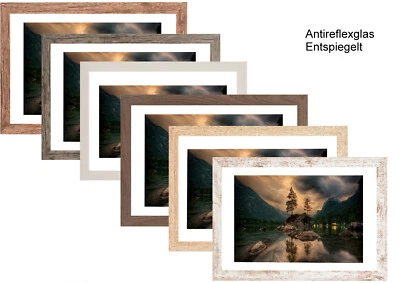 LC-AMBIENTE Bilderrahmen Alin mit entspiegeltem Antireflexglas in 6 Farben und 41 Größen