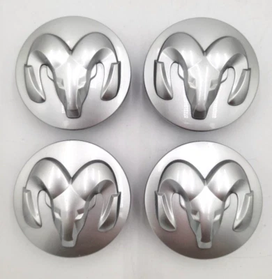OEM 2004-2023 Dodge / RAM 1500 Silver Center Cap - SET - 1LB72TRMAB / 1LB72LS1AB Foto 1 de 4