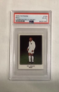 PELE 1973-74 PANINI CAMPIONI DELLO SPORT CARD #109 PSA 4 - Picture 1 of 2