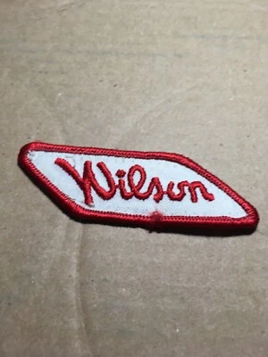 Vtg Wilson Sew On Patch Embroidered Name Badge Sporting Goods Sports - Image 1 of 4